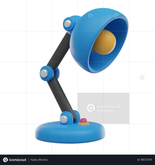 Desk Lamp  3D Icon