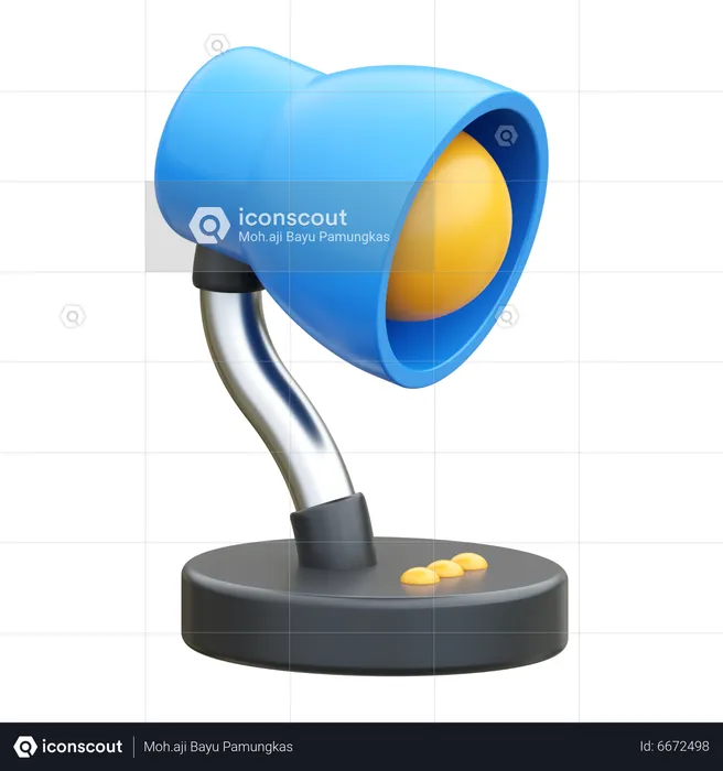 Desk Lamp  3D Icon