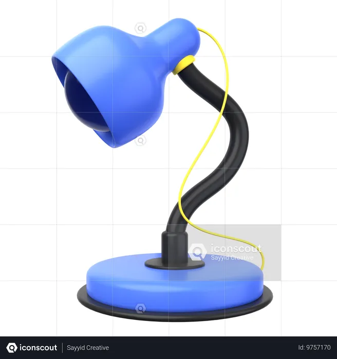 Desk Lamp  3D Icon