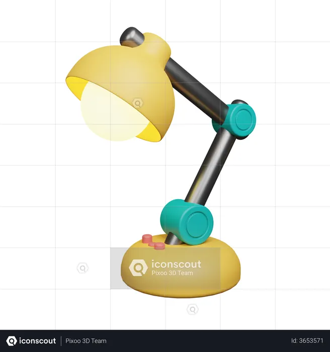Desk Lamp  3D Icon