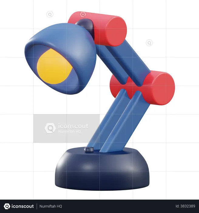 Desk Lamp  3D Illustration