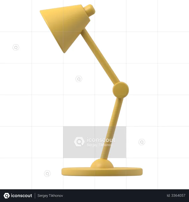 Desk Lamp  3D Illustration