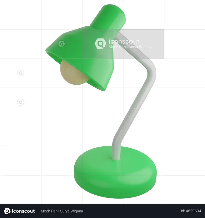 Desk Light  3D Illustration