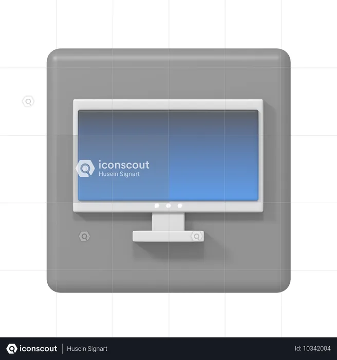 Desktop Pc  3D Icon