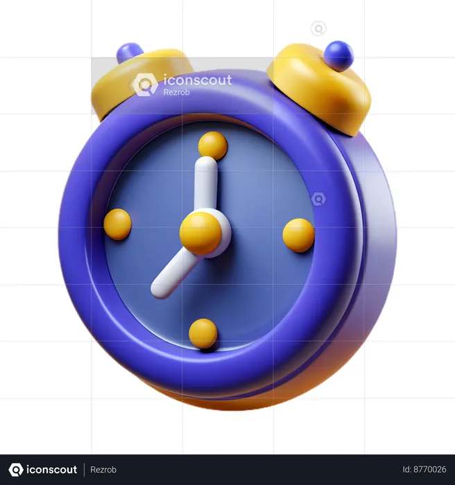 Despertador  3D Icon