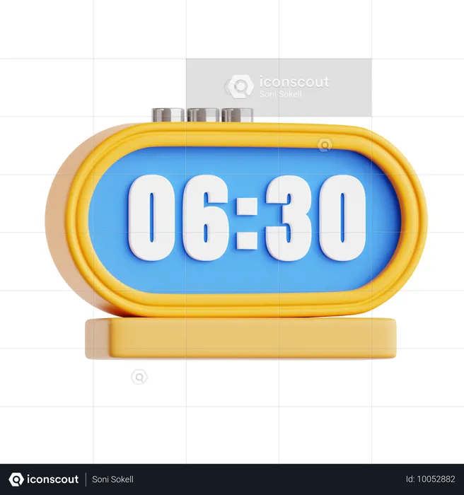 Despertador  3D Icon