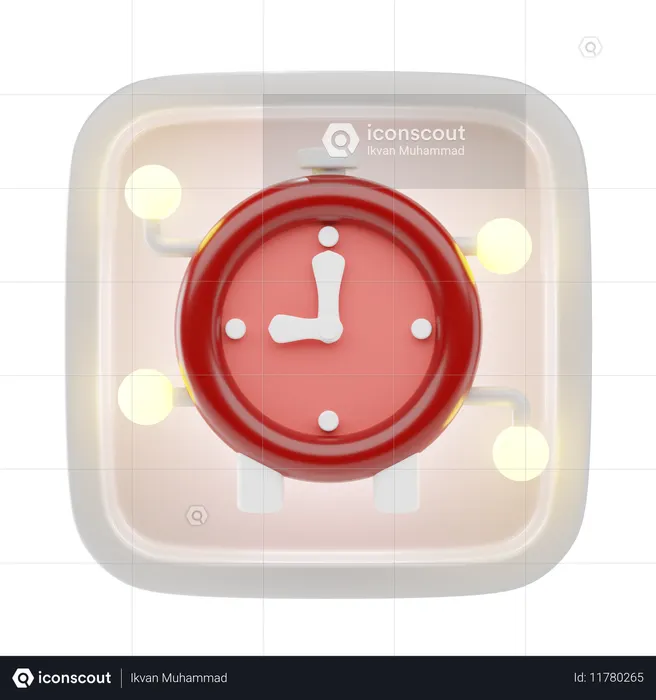 Despertador  3D Icon