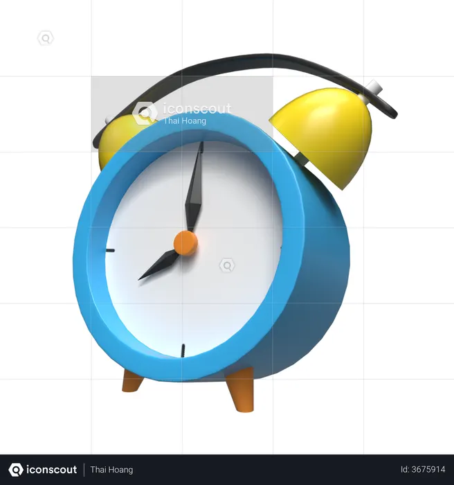 Despertador  3D Icon