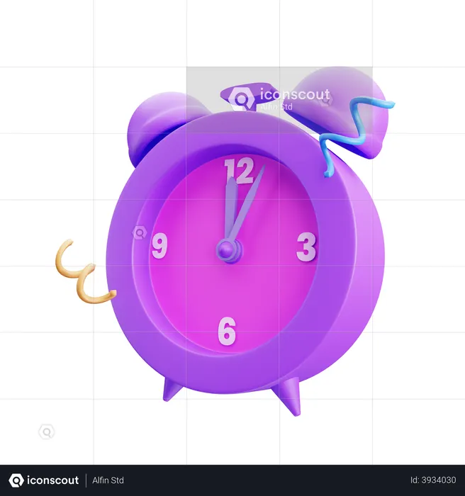 Despertador  3D Illustration