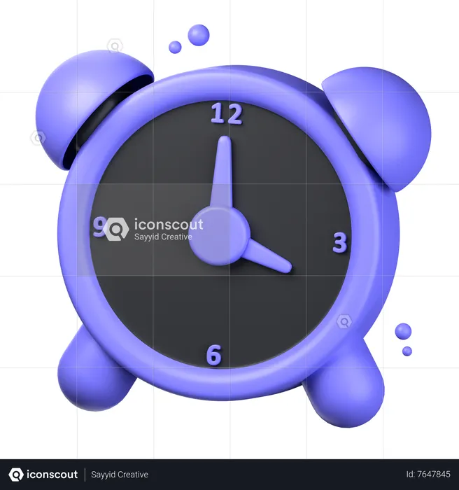 Despertador  3D Icon