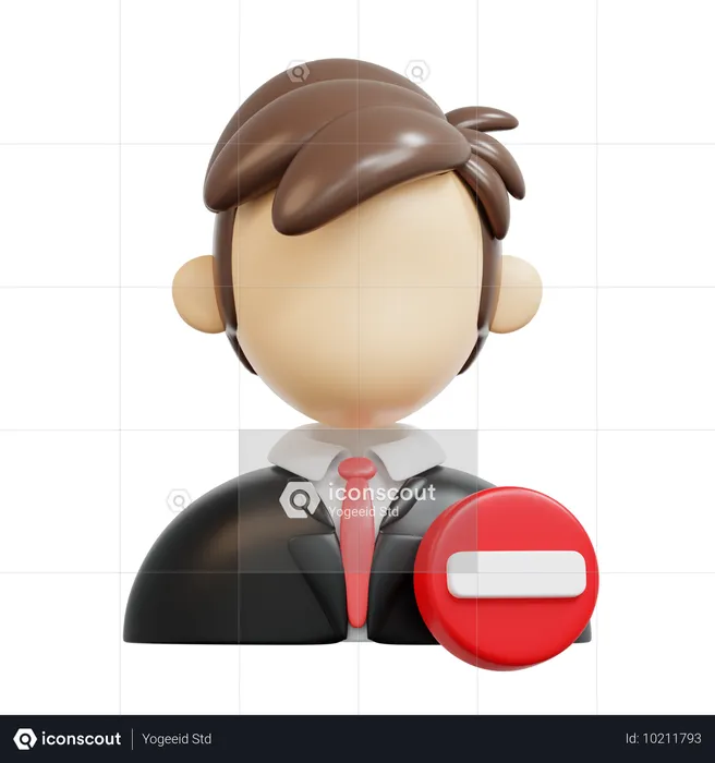 Despedir Empleo  3D Icon