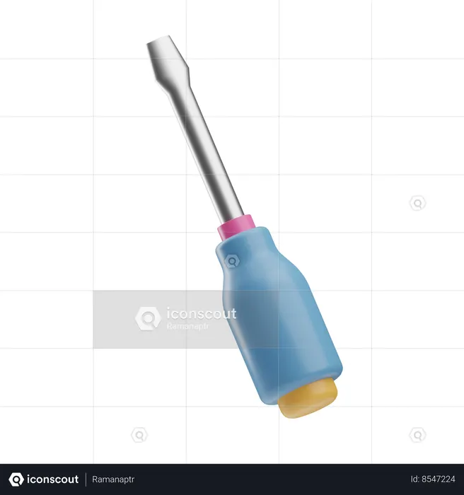 Destornillador  3D Icon