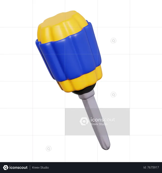 Destornillador  3D Icon