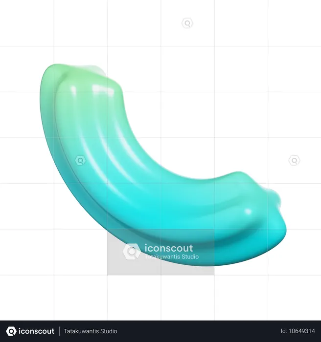Detailed Curve  3D Icon