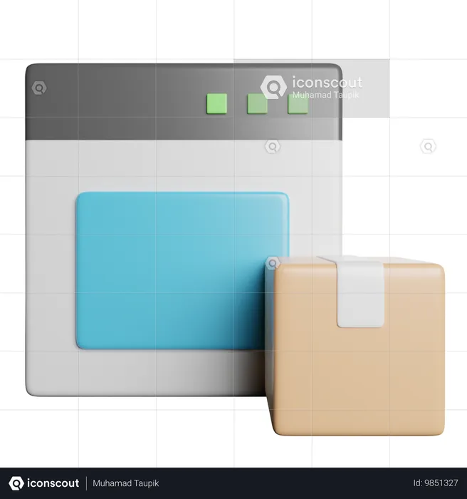 Detalles de envío  3D Icon