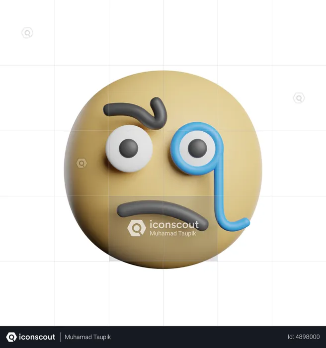 Detective Emoji 3D Icon