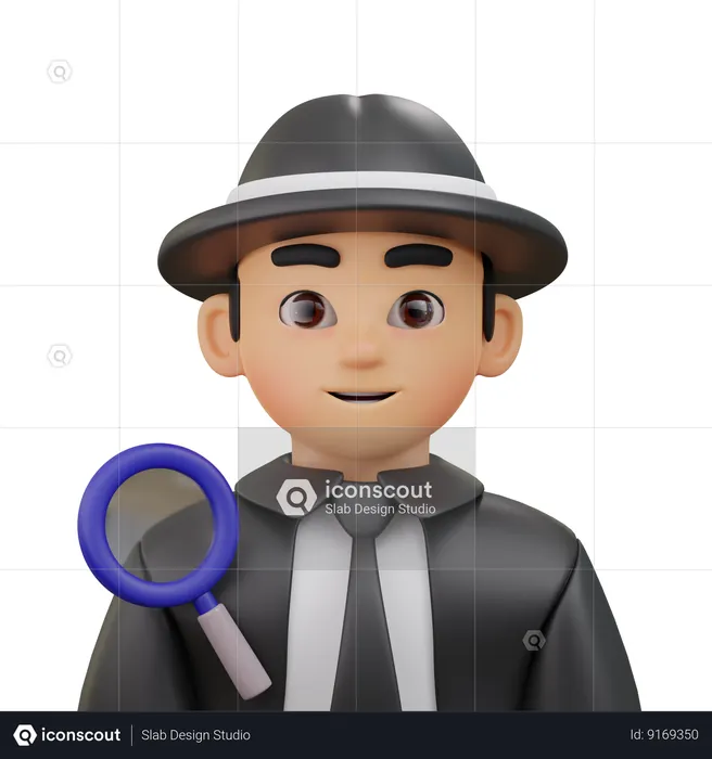 Detective  3D Icon