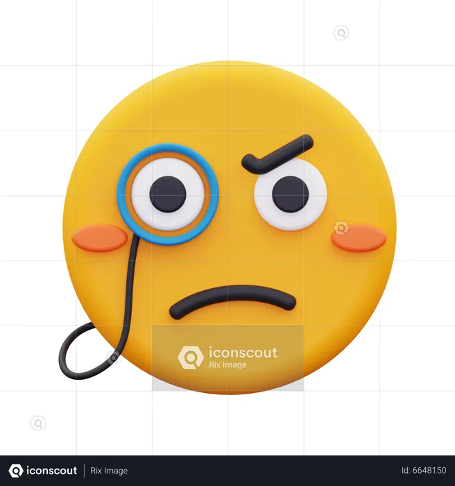 Detective Emoji 3D Icon