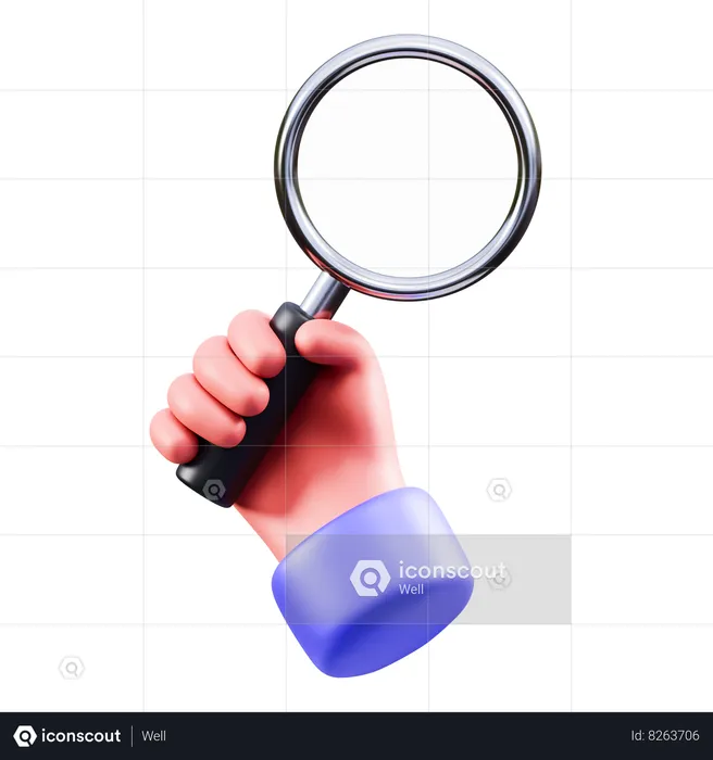 Detective Hands  3D Icon
