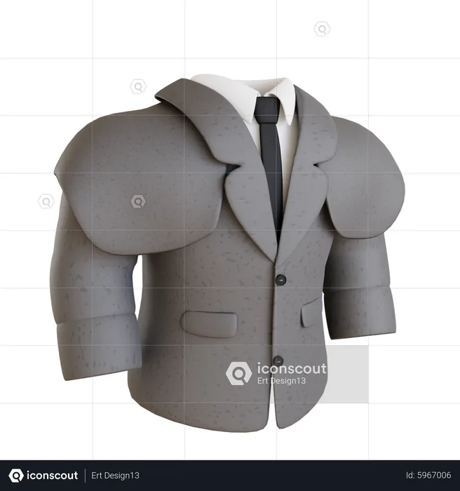 Detective Suit  3D Icon