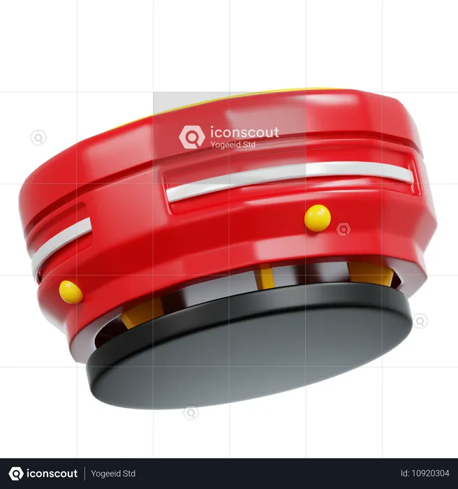 Detector de humo  3D Icon