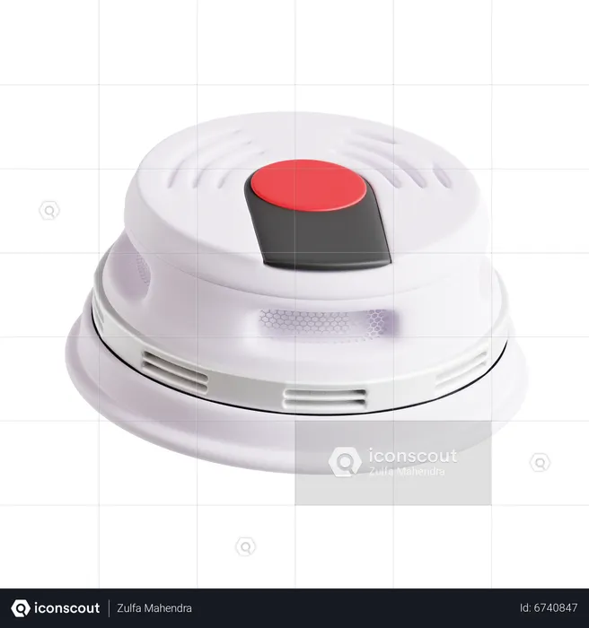 Detector de humo  3D Icon