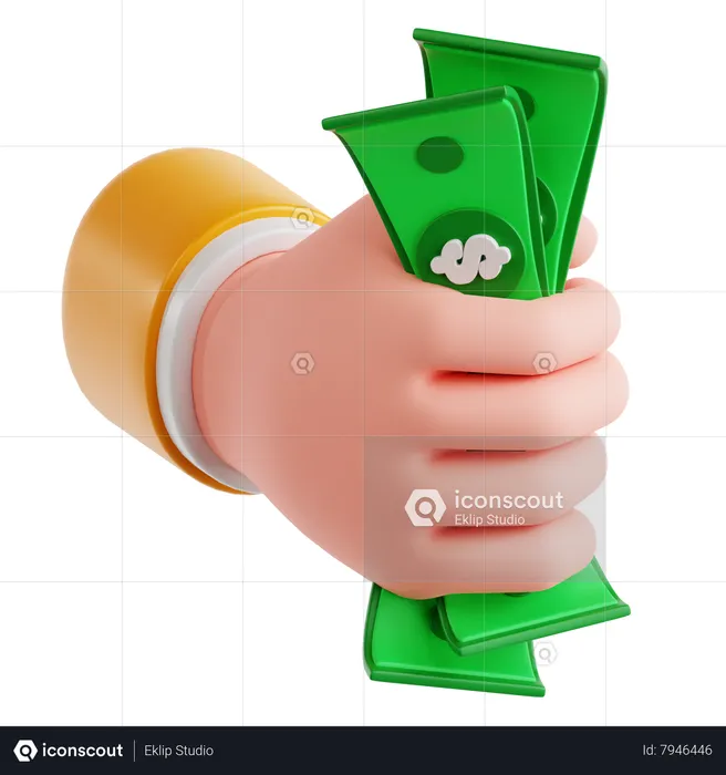 Retenção de dinheiro  3D Icon