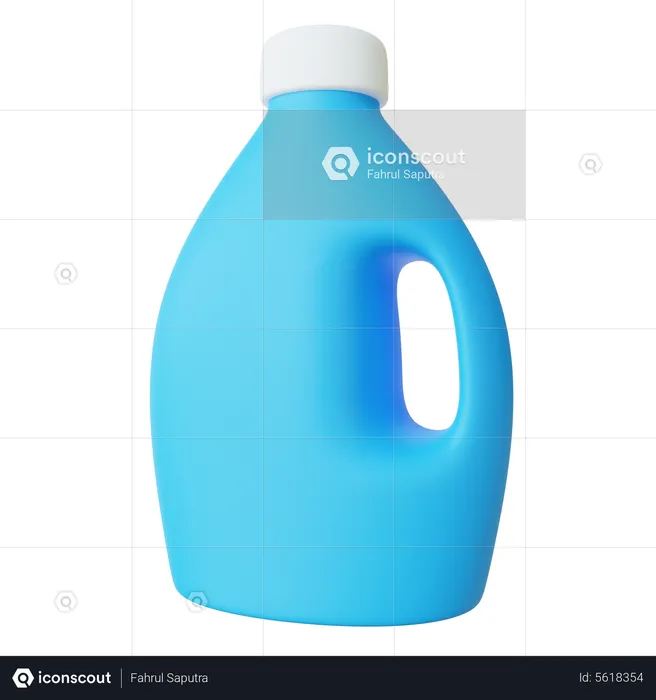 Detergent Bottle  3D Icon