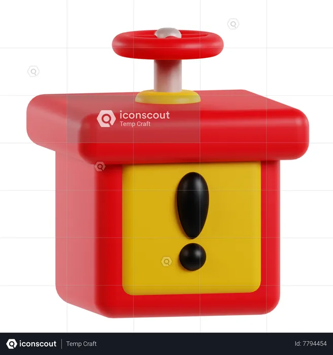 Detonator  3D Icon