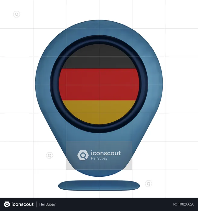 Deutschland  3D Icon