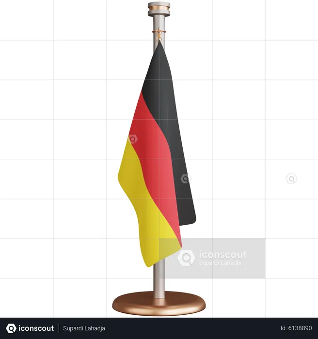 Deutschland Flagge  3D Icon