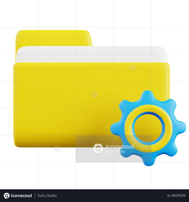 Development Folder  3D Icon