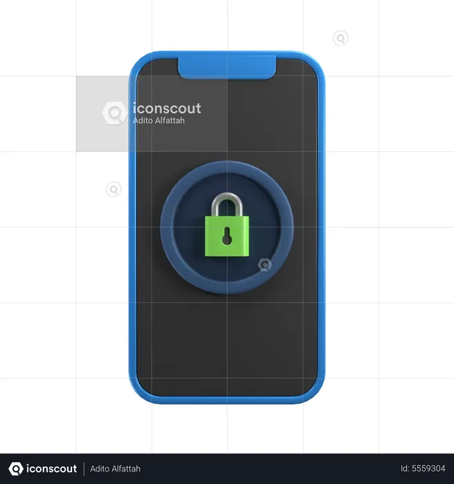 Device Security  3D Icon