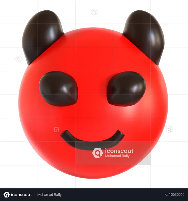 Devil emoji  3D Icon