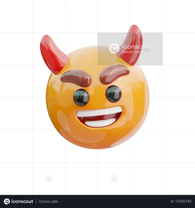 Devil emoji  3D Icon