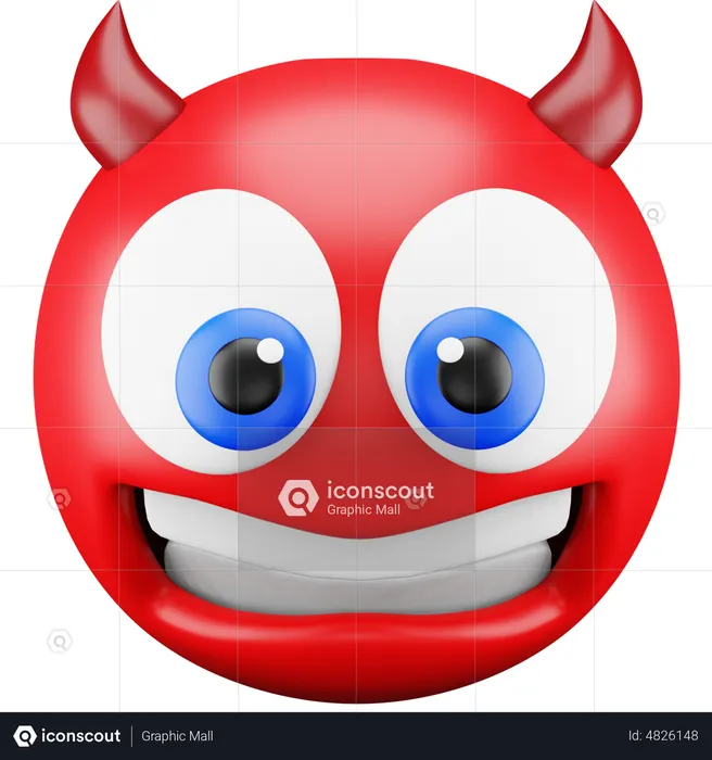 Devil Emoji Emoji 3D Icon