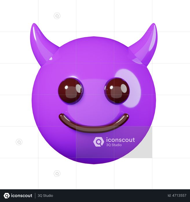 Premium Devil Emoji Emoji 3D Illustration download in PNG, OBJ or Blend