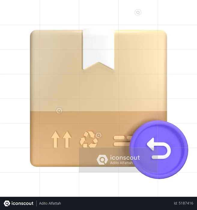 Devolução de produto  3D Icon