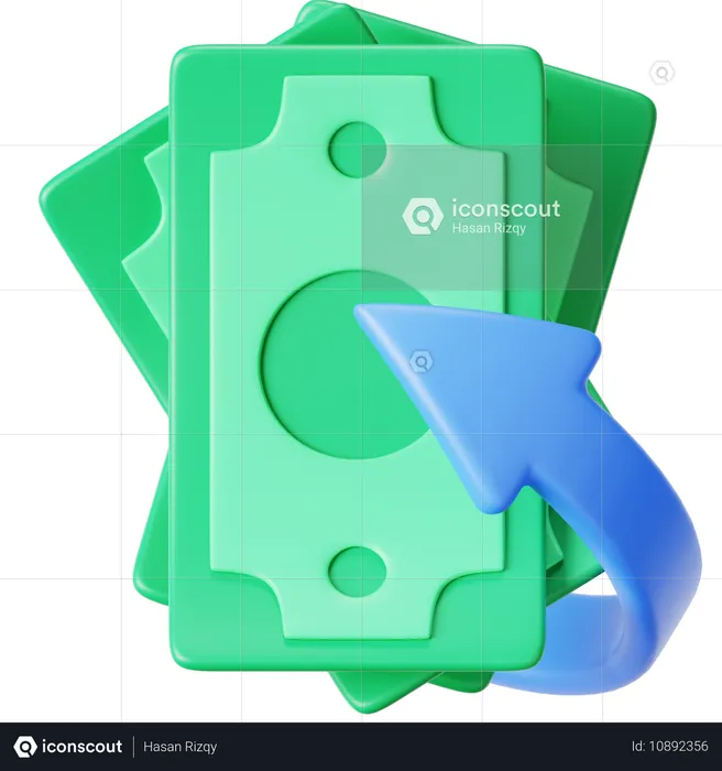 Devolución de dinero  3D Icon