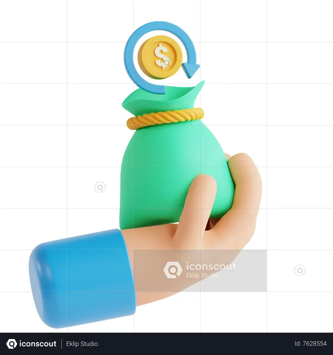 Devolución de dinero  3D Icon