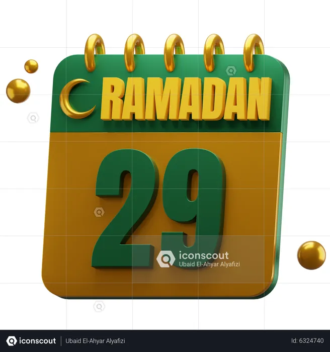 Dia 29 Ramadã  3D Icon