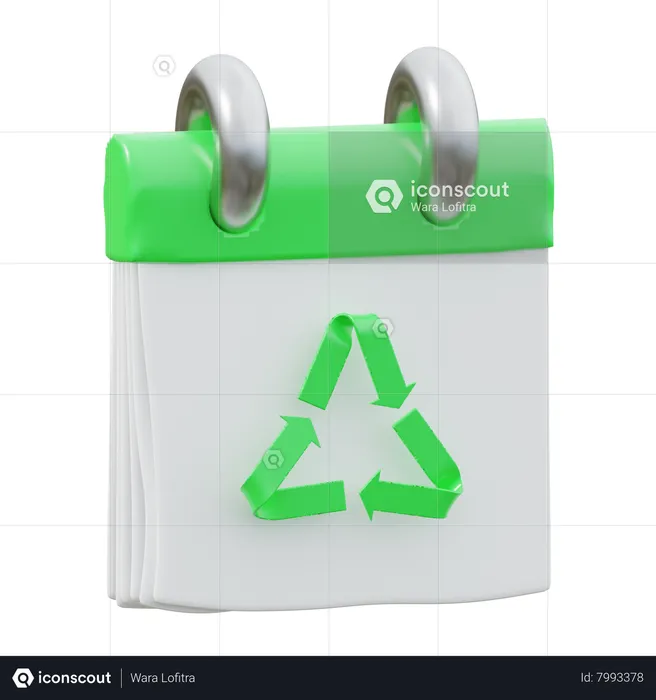 Dia de reciclar  3D Icon