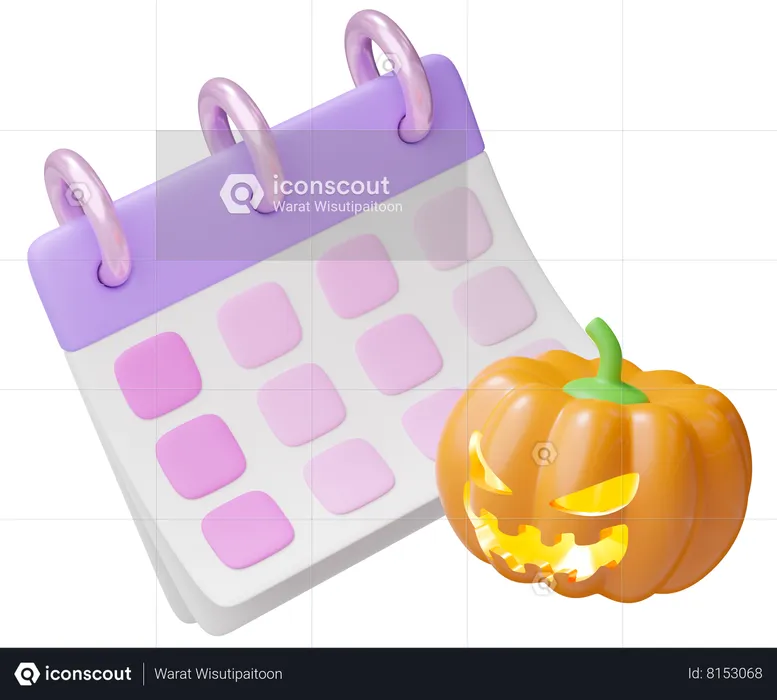 Día de Halloween  3D Icon