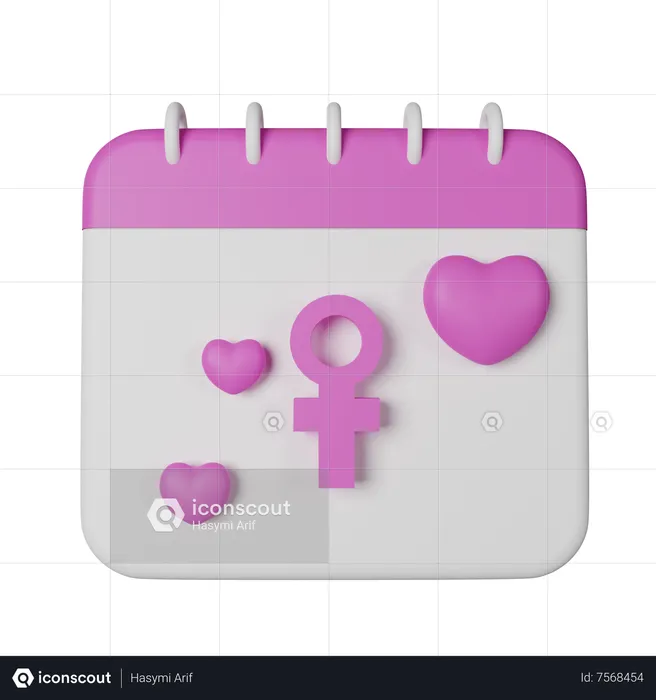 Dia de la mujer  3D Icon