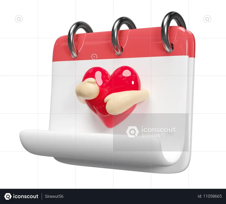 Día de San Valentín  3D Illustration