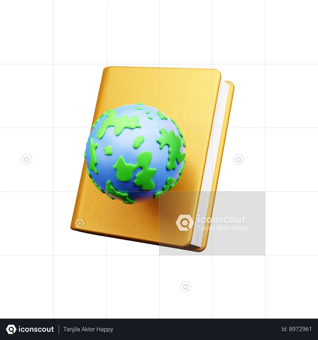 Día del libro  3D Icon