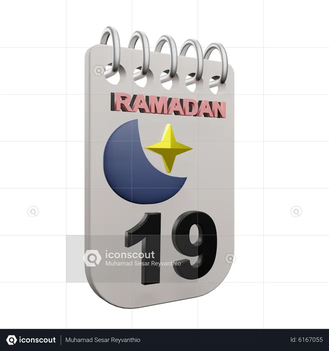 Ramadã dia 19  3D Icon