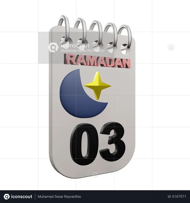 Ramadã dia 3  3D Icon