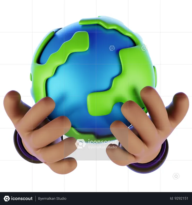 Día Mundial de la Tierra  3D Icon