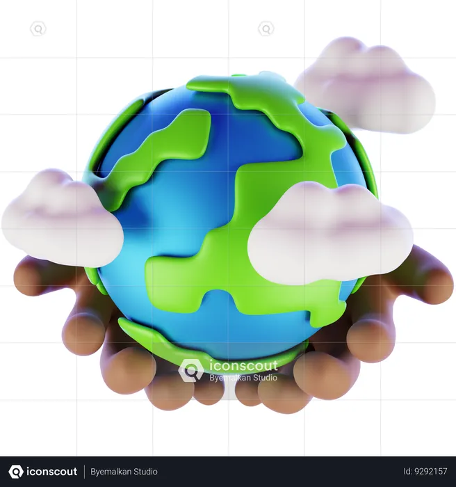 Día Mundial de la Tierra  3D Icon